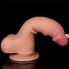 Dildo ruchoma skóra Sliding Skin Dual Layer Dong Flesh 20cm